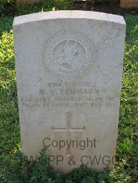 Dar Es Salaam War Cemetery - Lehmann, Max Victor